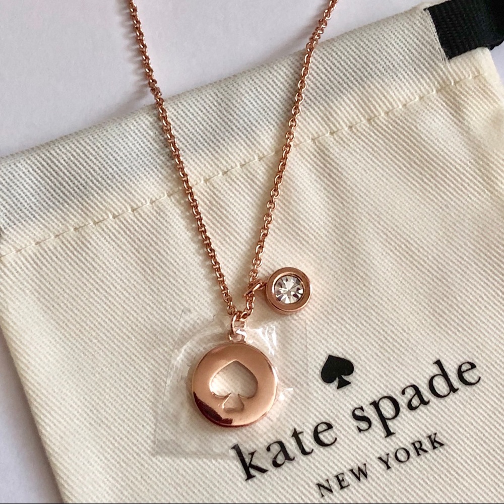 NEW! Kate Spade rose gold necklace - Picture 6 of 6